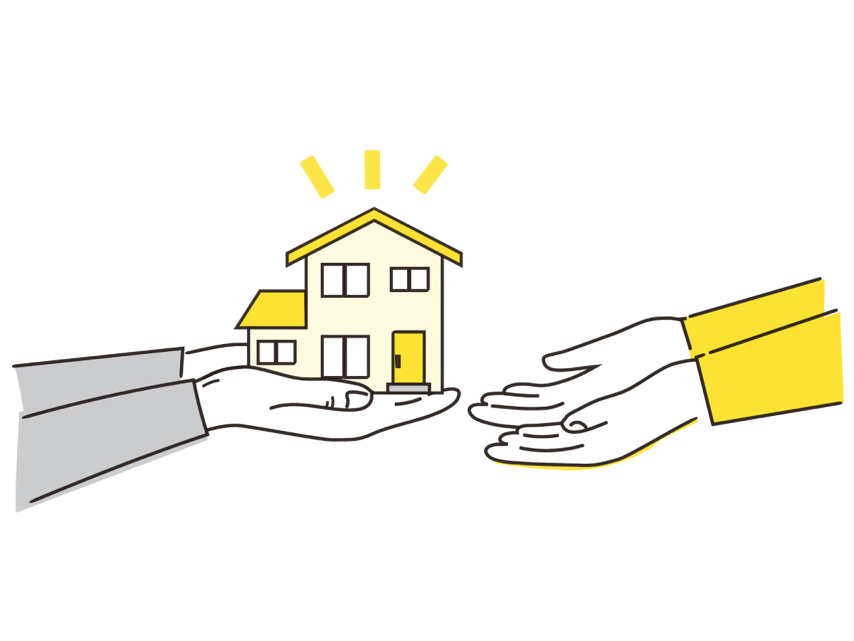 不動産の相続登記・名義変更のイメージ